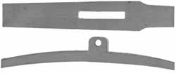 Traditional pistol trigger plate only, plate length 2.750"