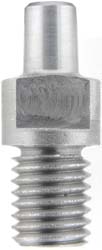 Underhammer nipple, 1/4-32 thread, 5/16" long, for #11 CCI cap, stainless steel

Cone length: 0.438" Thread journal length: 0.312"  Overall length: 0.750" Diameter of base: 0.307" 