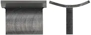 Underlug, for pin or swivel, milled steel, concave, solder to round barrel